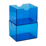 Dragon Shield - Strongbox Clear Blue - Deck Box Rigido