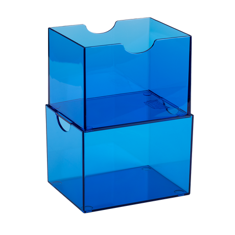 Dragon Shield - Strongbox Clear Blue - Deck Box Rigido