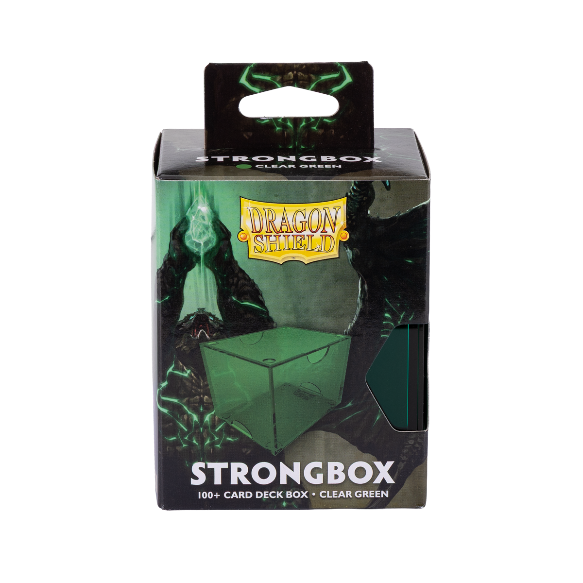 Dragon Shield - Strongbox Clear Green - Deck Box Rigido
