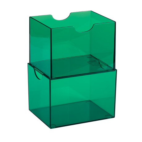 Dragon Shield - Strongbox Clear Green - Deck Box Rigido