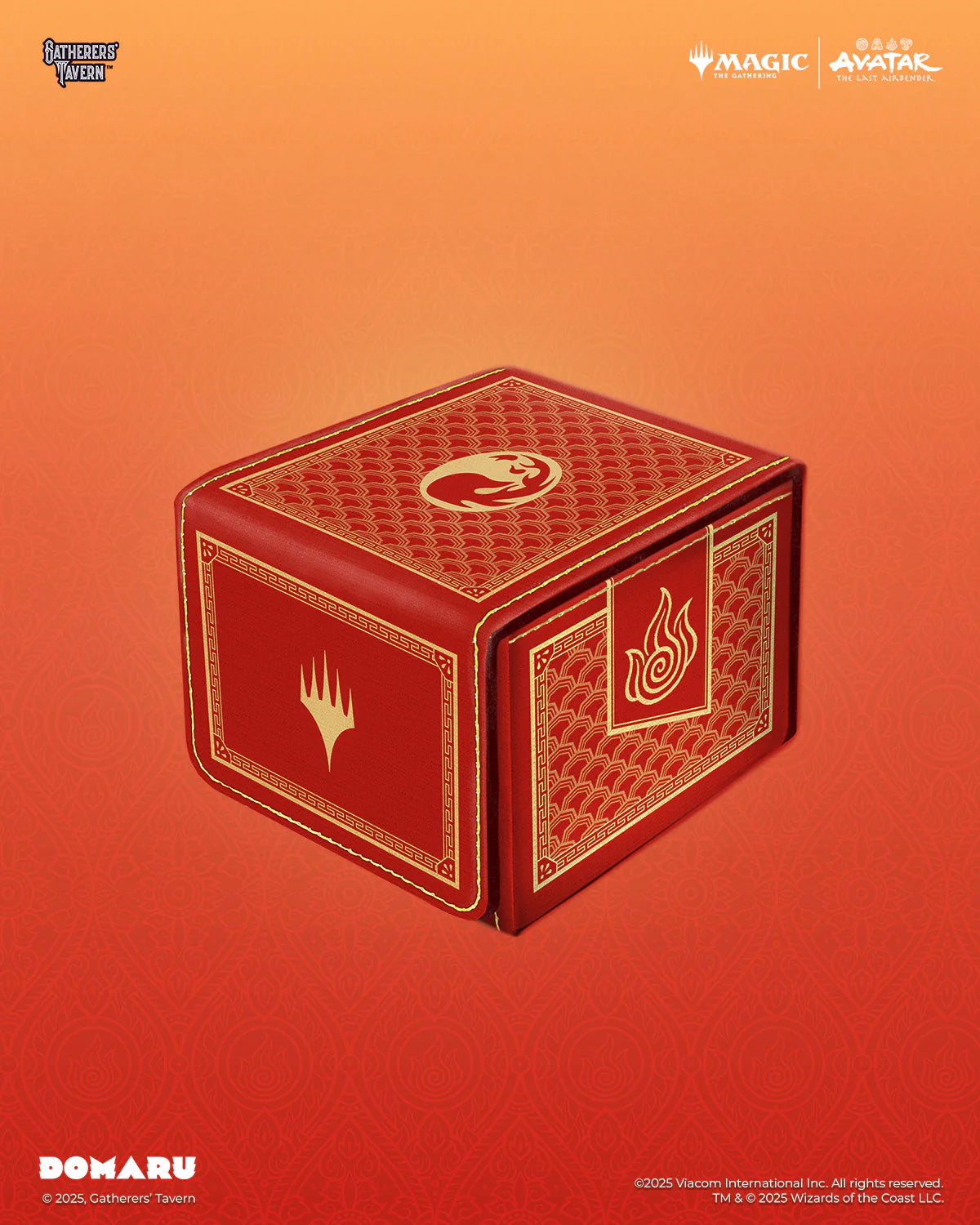 Avatar: The Last Airbender – DOMARU Deck Box “Fire Nation” (Modular, Magnetic)