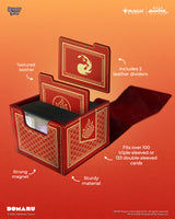Avatar: The Last Airbender – DOMARU Deck Box “Fire Nation” (Modular, Magnetic)