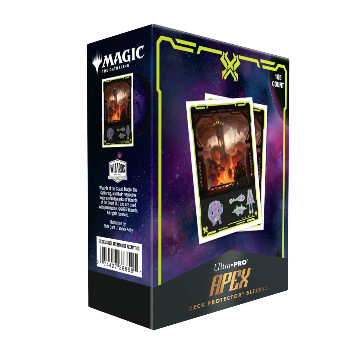 Ultra PRO APEX Sleeves – Magic: The Gathering Edge of Eternities “Kavaron, Memorial World” (105 bustine)