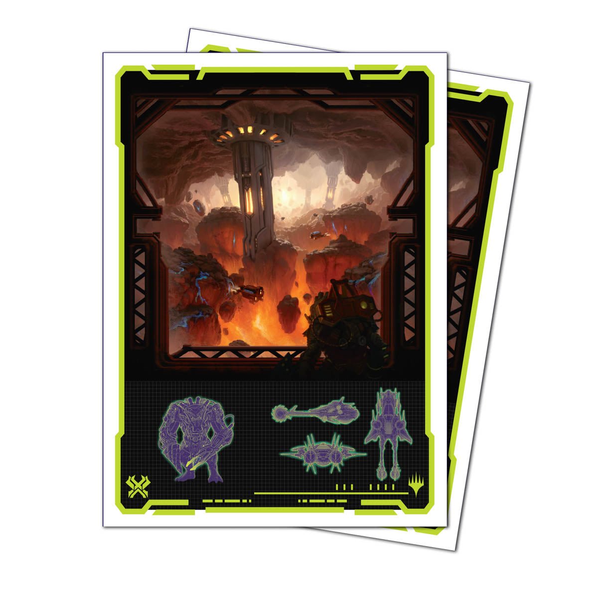 Ultra PRO APEX Sleeves – Magic: The Gathering Edge of Eternities “Kavaron, Memorial World” (105 bustine)