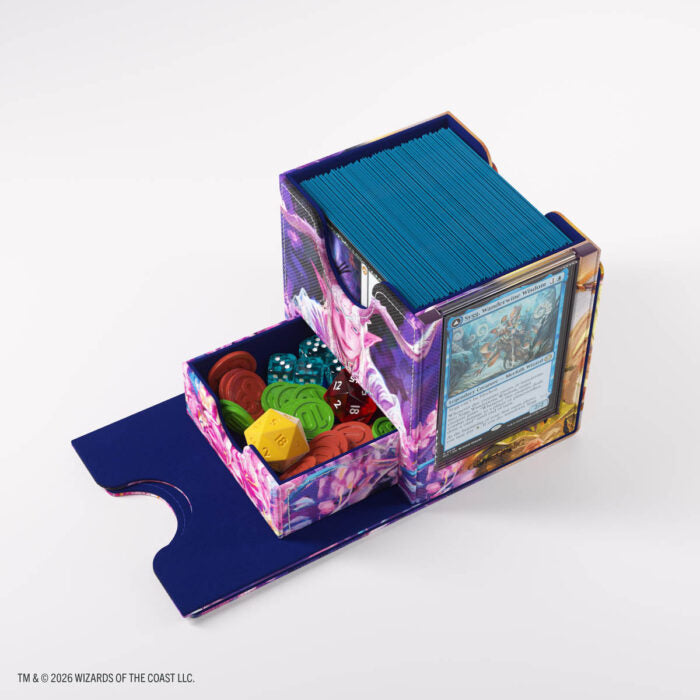Deck Box Gamegenic Sidekick PRO 100+ XL Convertible – Magic: The Gathering - Morcants Loyalist // Dawnhand