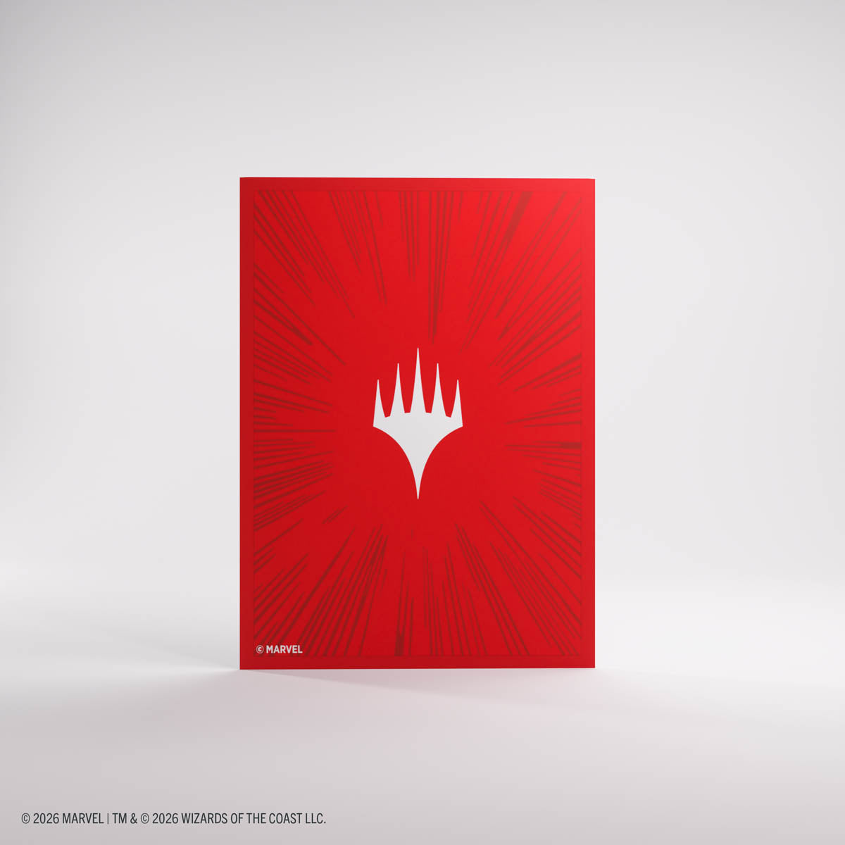Gamegenic – Magic: The Gathering x Marvel Super Heroes Premium Double Sleeving Pack – Comic Burst Red (105+105)