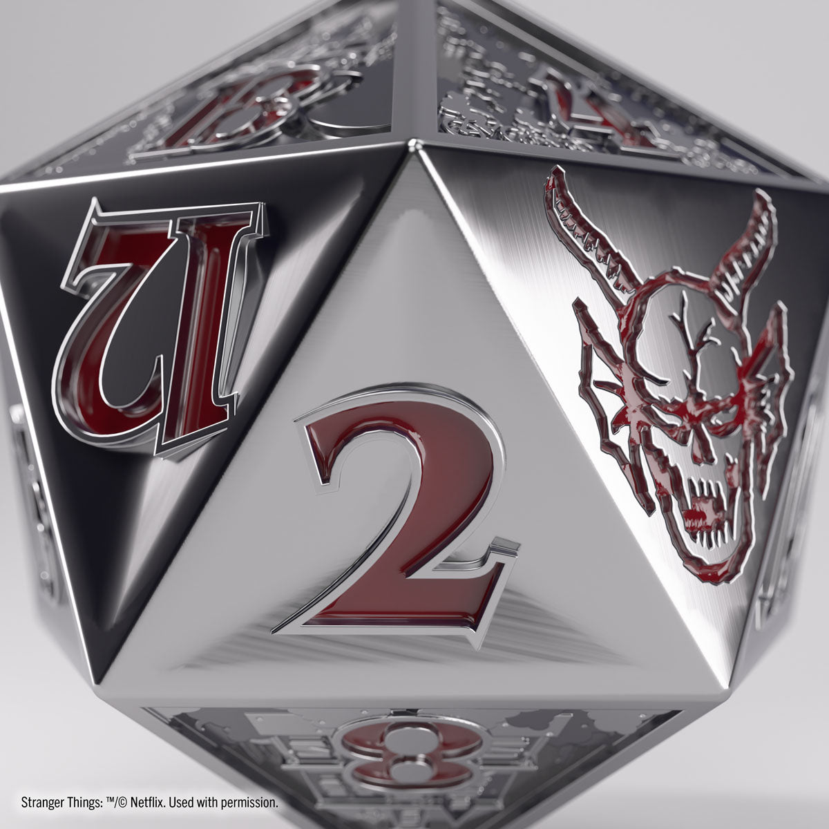 Gamegenic – Stranger Things “Hellfire Club” Premium Metal D20 – 27 mm