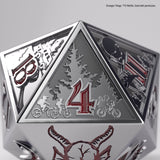 Gamegenic – Stranger Things “Hellfire Club” Premium Metal D20 – 27 mm