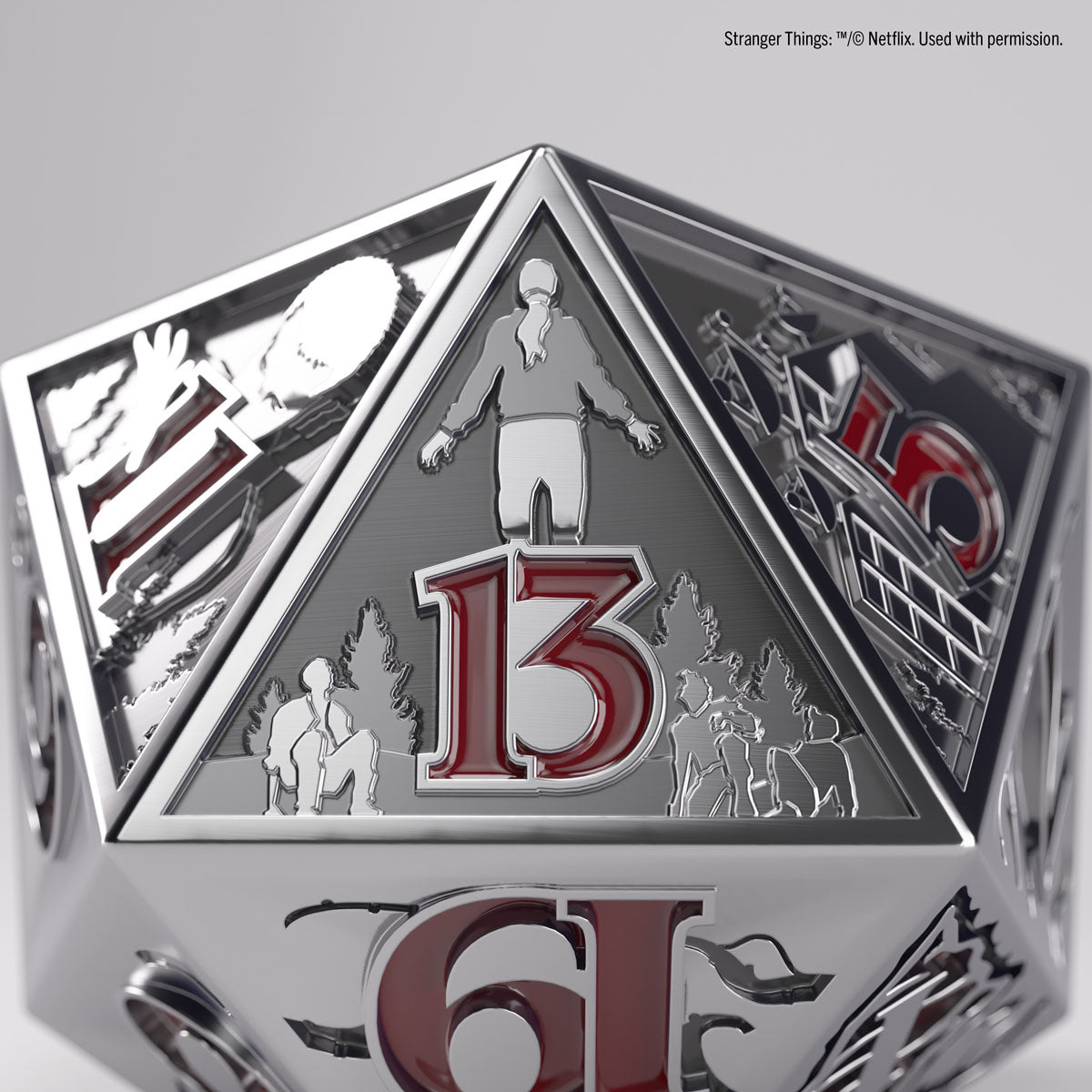 Gamegenic – Stranger Things “Hellfire Club” Premium Metal D20 – 27 mm
