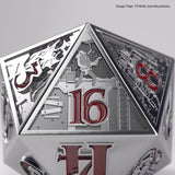 Gamegenic – Stranger Things “Hellfire Club” Premium Metal D20 – 27 mm