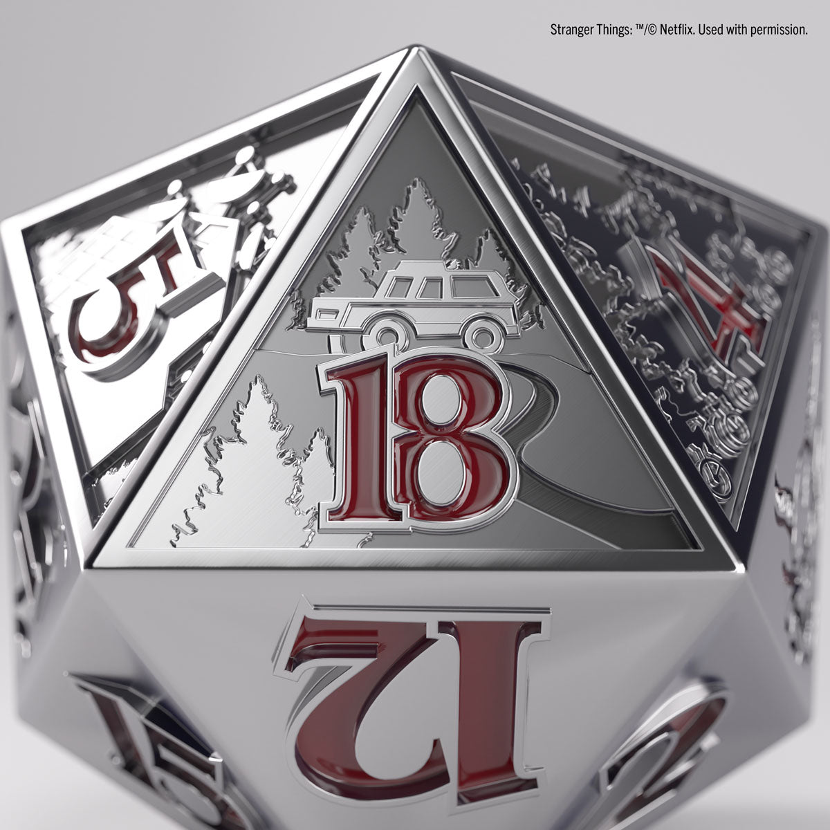 Gamegenic – Stranger Things “Hellfire Club” Premium Metal D20 – 27 mm