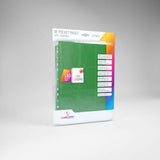 Gamegenic 18-Pocket Pages Side-Loading (10 Pag.) Green – Fogli per Raccoglitori TCG