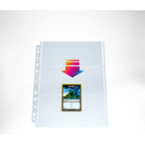 Gamegenic Ultrasonic 9-Pocket Pages Top-Loading (50 Pag.) Clear – Fogli per Raccoglitori TCG