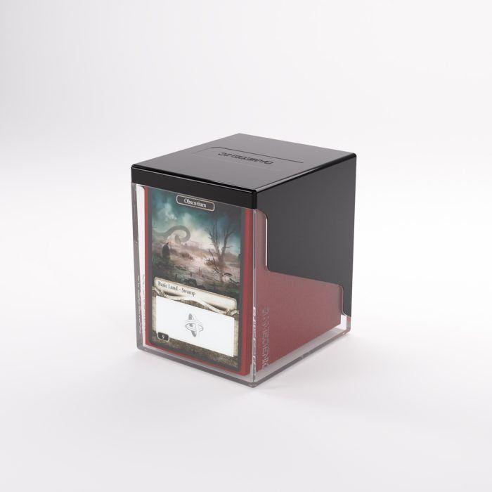 Deck Box Gamegenic Bastion 100+ XL Black/Clear – Per Carte TCG