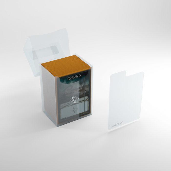 Deck Box Gamegenic Deck Holder 80+ Clear – Per Carte TCG