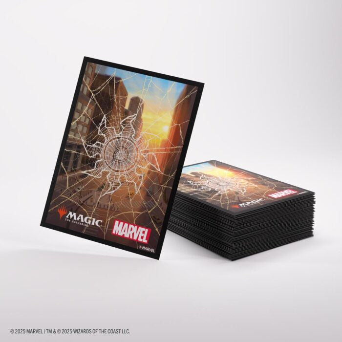 Gamegenic – Magic The Gathering x Spider-Man Premium Art Sleeves – “Spider-Man Plains” (105)