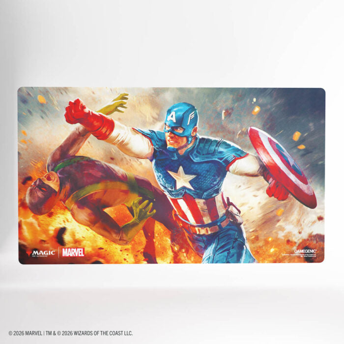 Gamegenic – Magic The Gathering x Marvel Super Heroes Prime Playmat – “Captain America, Super-Soldier”