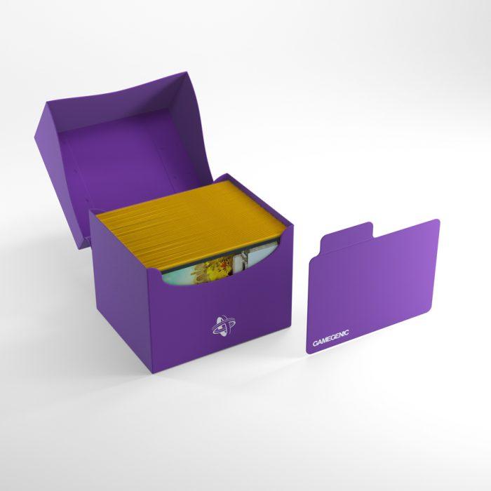 Deck Box Gamegenic Side Holder 100+ XL Purple – Per Carte TCG / Commander