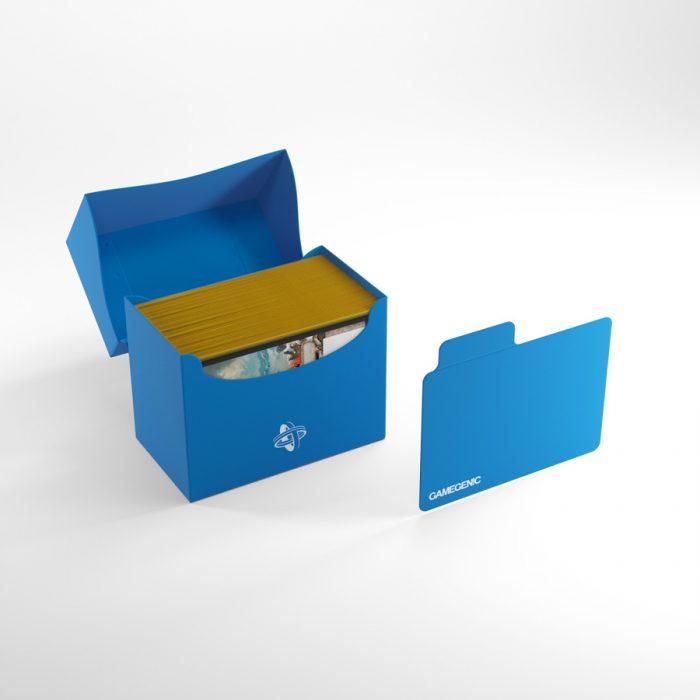Deck Box Gamegenic Side Holder 80+ Blue – Per Carte TCG