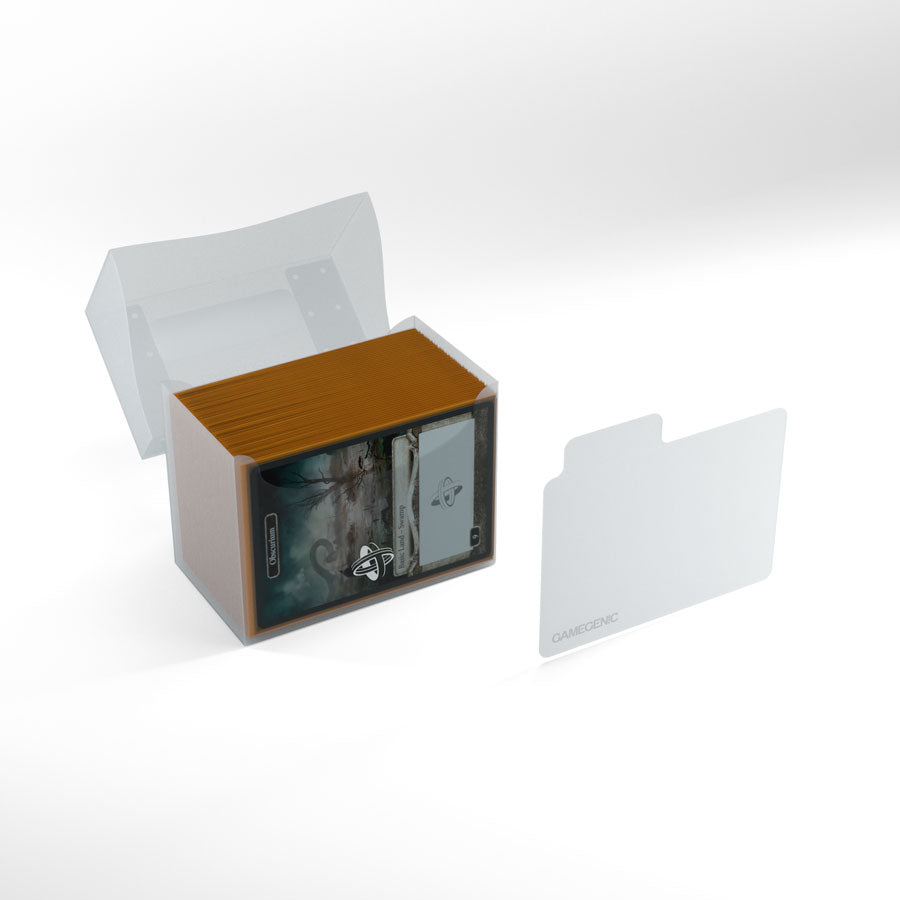 Deck Box Gamegenic Side Holder 80+ Clear – Per Carte TCG