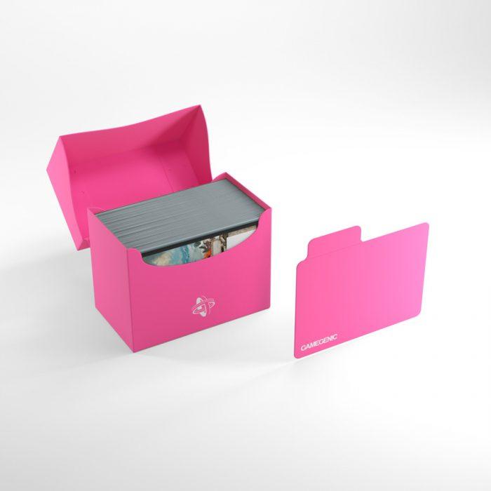 Deck Box Gamegenic Side Holder 80+ Pink – Per Carte TCG