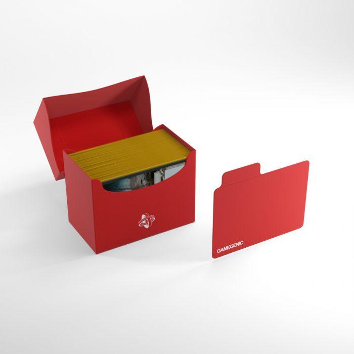 Deck Box Gamegenic Side Holder 80+ Red – Per Carte TCG