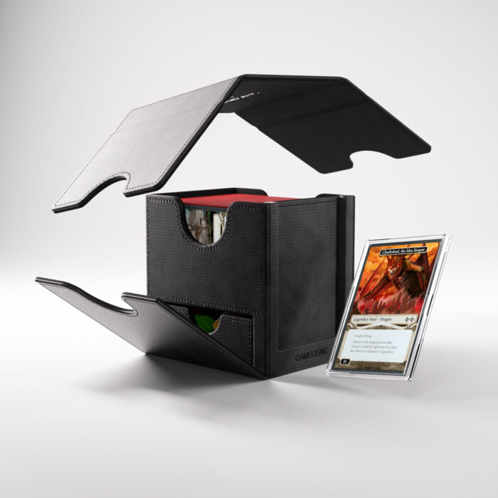 Deck Box Gamegenic Sidekick PRO 100+ XL Convertible Black – Per Carte TCG / Commander