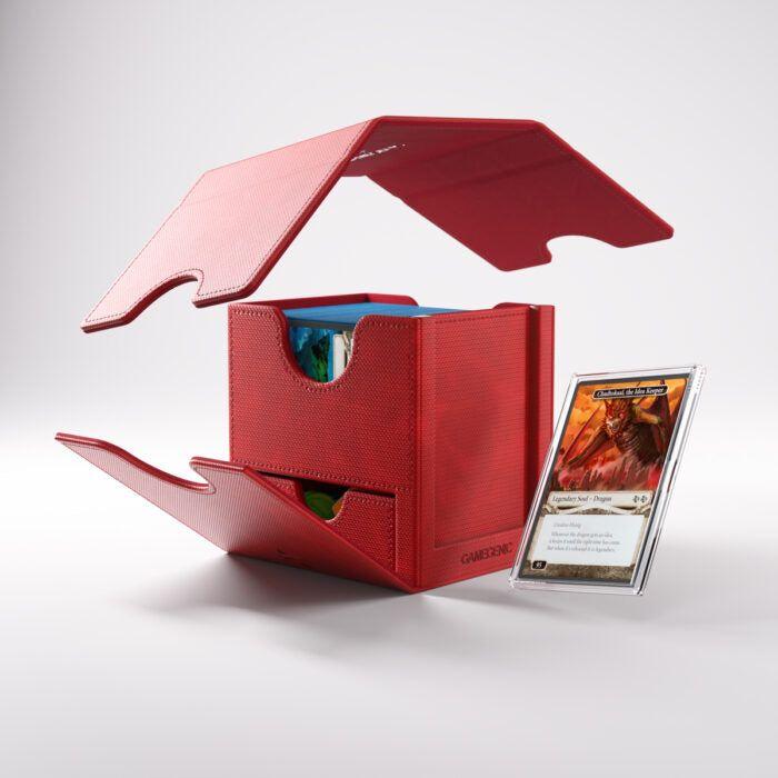 Deck Box Gamegenic Sidekick PRO 100+ XL Convertible Red – Per Carte TCG / Commander