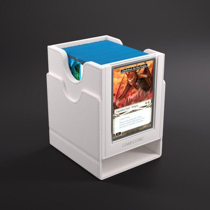 Deck Box Gamegenic Sidekick PRO 100+ XL Convertible White – Per Carte TCG / Commander