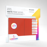 100 Gamegenic Matte Prime Sleeves – Bustine Protettive TCG – Red