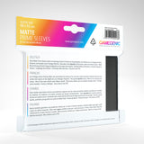 100 Gamegenic Matte Prime Sleeves – Bustine Protettive TCG – Black