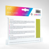 100 Gamegenic Prime Sleeves – Bustine Protettive TCG – Lime Green