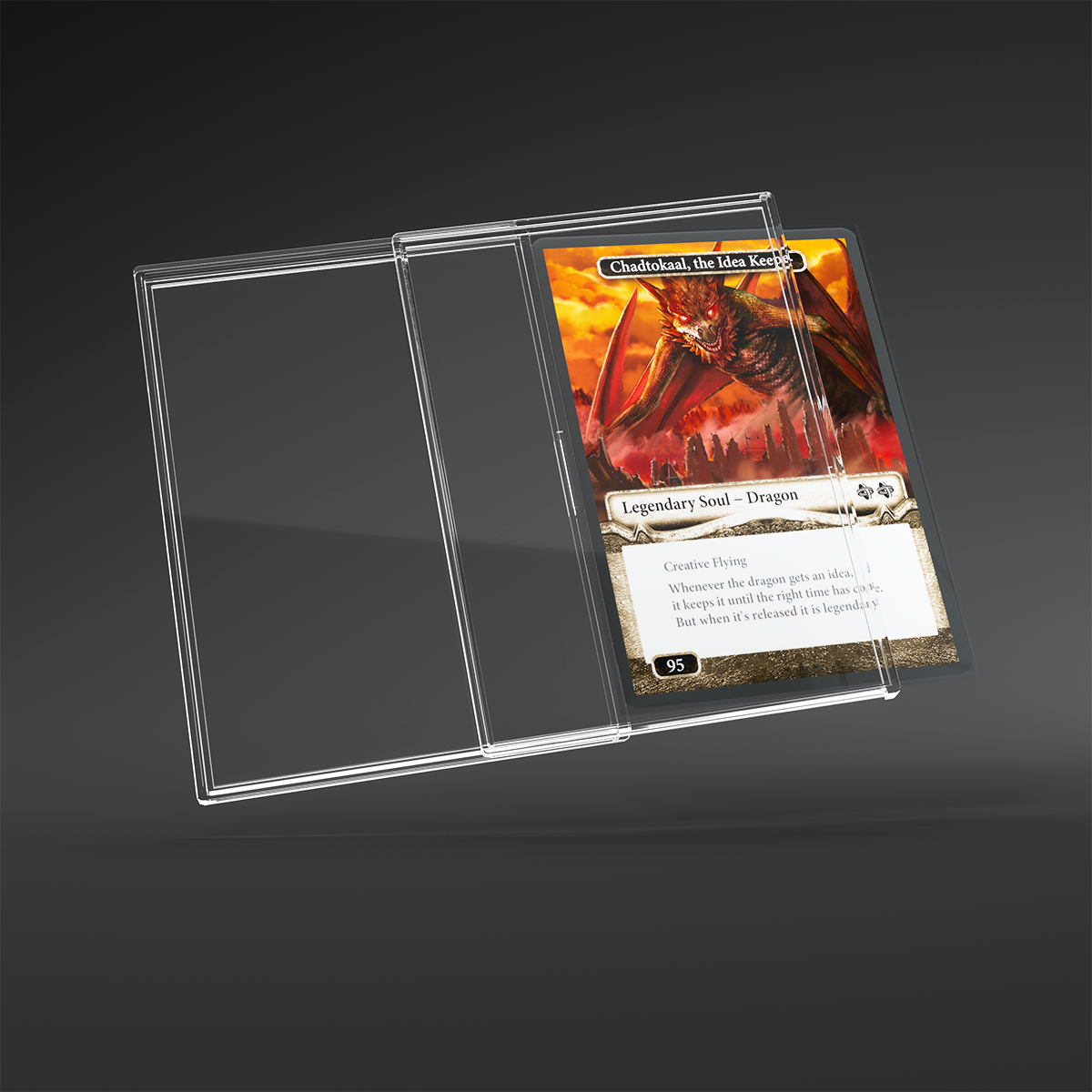 Gamegenic Slide Card Cases – Clear (12 pezzi)