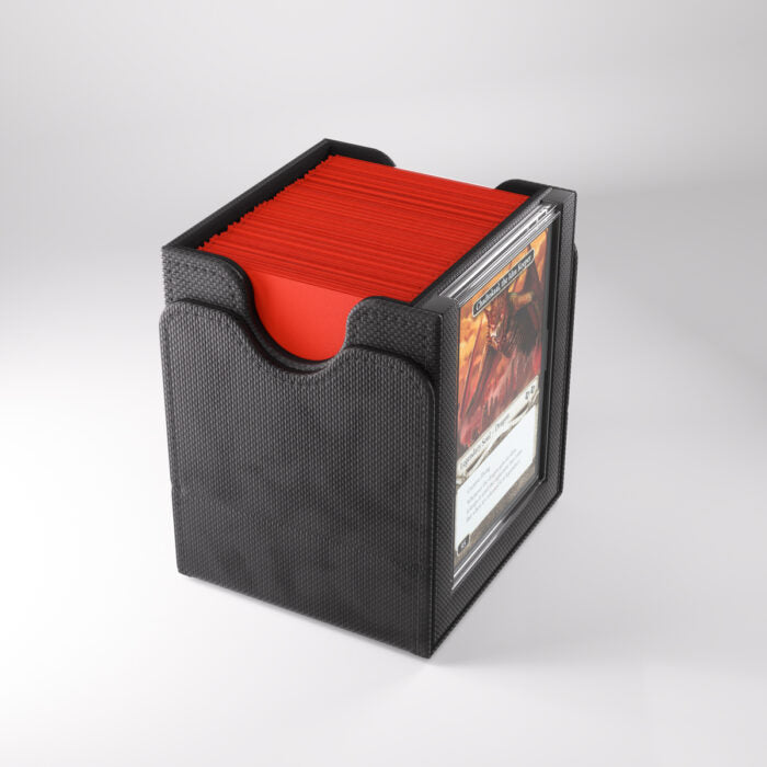 Deck Box Gamegenic Squire PLUS 100+ XL Convertible Black – Per Carte TCG / Commander