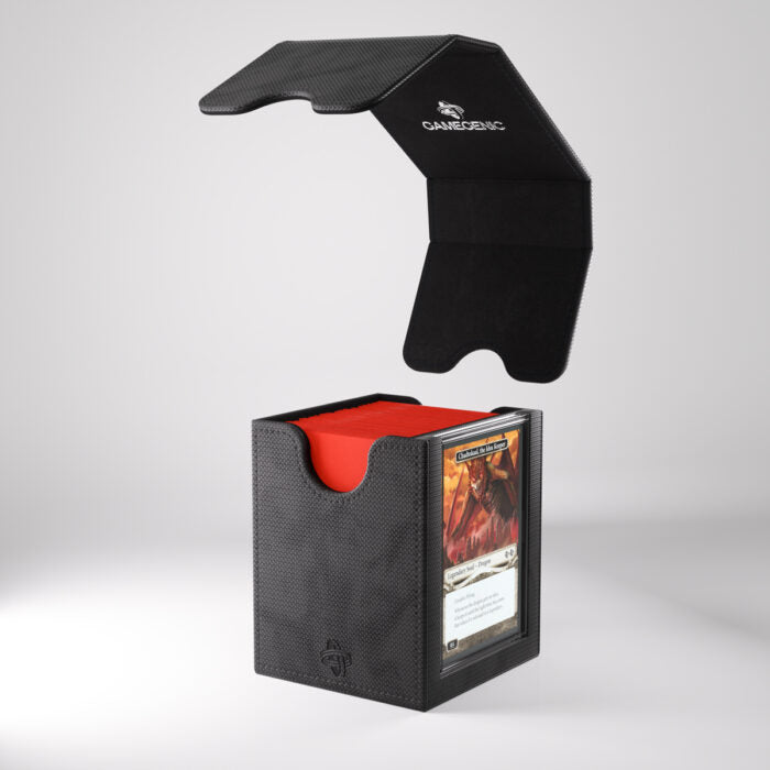 Deck Box Gamegenic Squire PLUS 100+ XL Convertible Black – Per Carte TCG / Commander