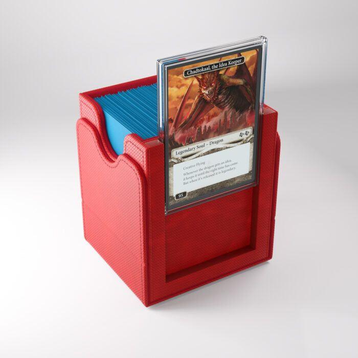 Deck Box Gamegenic Squire PLUS 100+ XL Convertible Red – Per Carte TCG / Commander