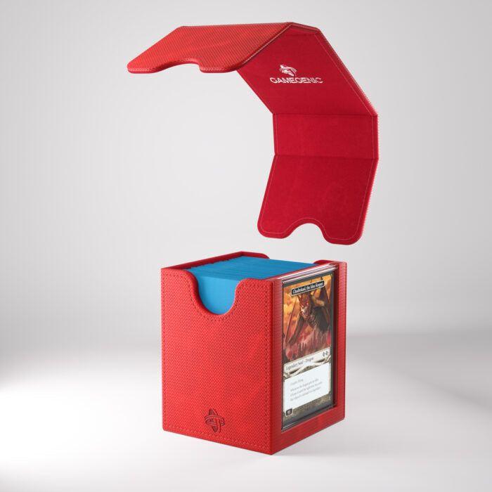 Deck Box Gamegenic Squire PLUS 100+ XL Convertible Red – Per Carte TCG / Commander