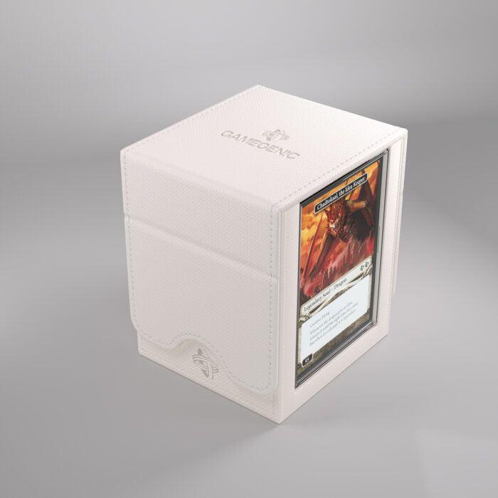Deck Box Gamegenic Squire PLUS 100+ XL Convertible White – Per Carte TCG / Commander