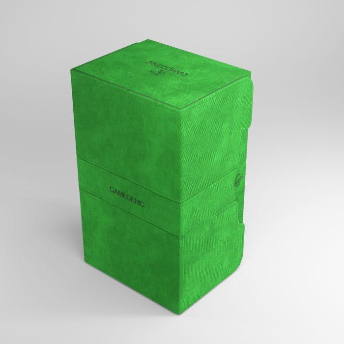 Deck Box Gamegenic Stronghold 200+ XL Convertible Green – Per Carte TCG / Commander