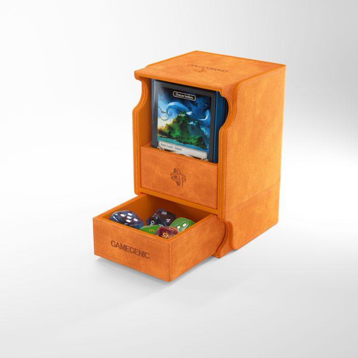 Deck Box Gamegenic Watchtower 100+ XL Convertible Orange – Per Carte TCG / Commander