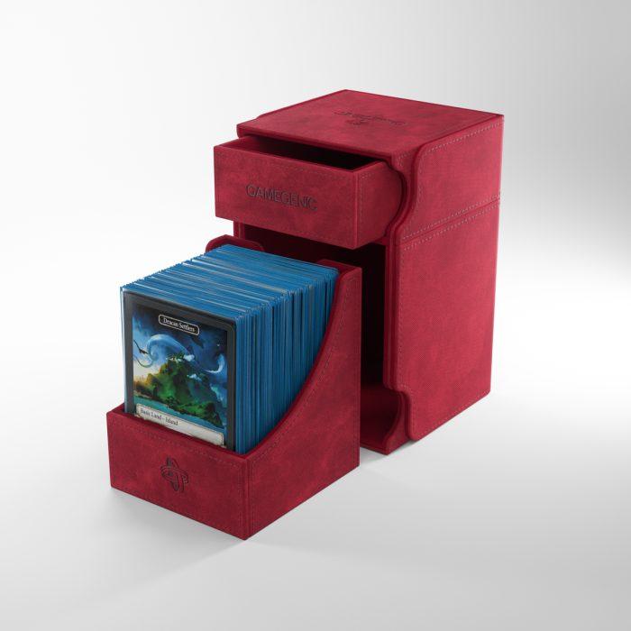 Deck Box Gamegenic Watchtower 100+ XL Convertible Red – Per Carte TCG / Commander
