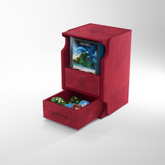 Deck Box Gamegenic Watchtower 100+ XL Convertible Red – Per Carte TCG / Commander