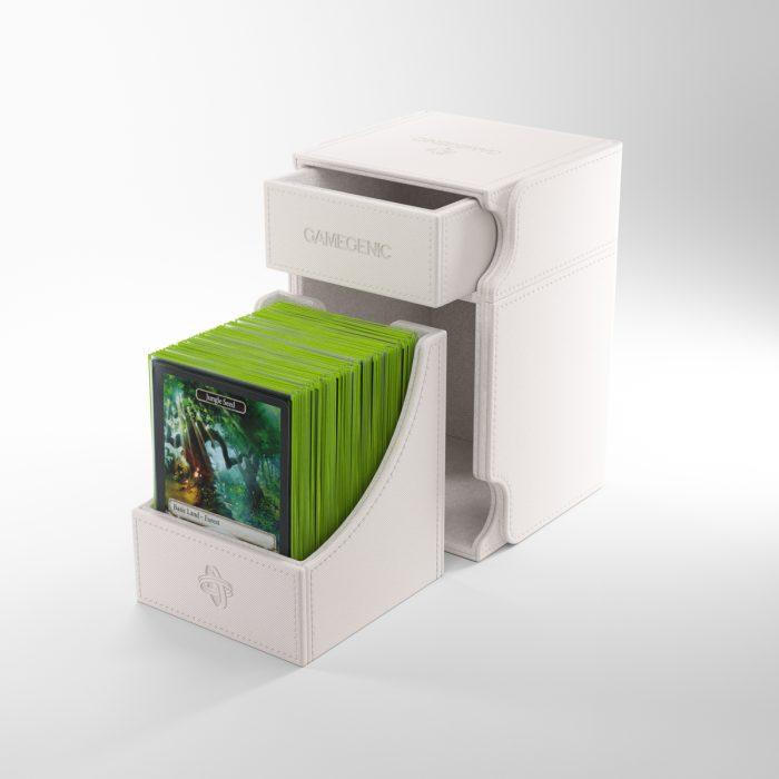 Deck Box Gamegenic Watchtower 100+ XL Convertible White – Per Carte TCG / Commander