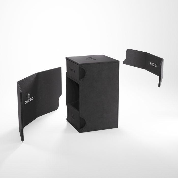 Deck Box Gamegenic Watchtower 100+ XL Convertible Black – Per Carte TCG / Commander