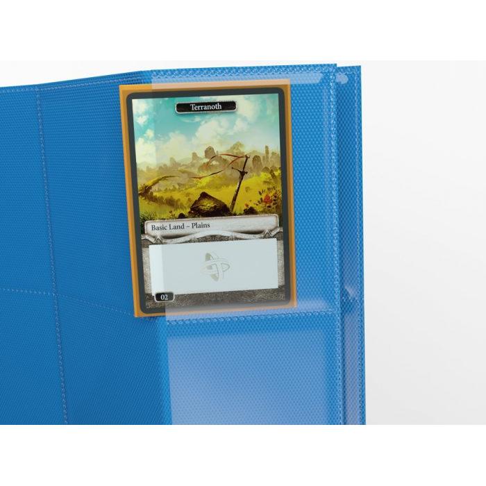 Gamegenic 18-Pocket Pages Side-Loading (50 Pag.) Blue – Fogli per Raccoglitori TCG