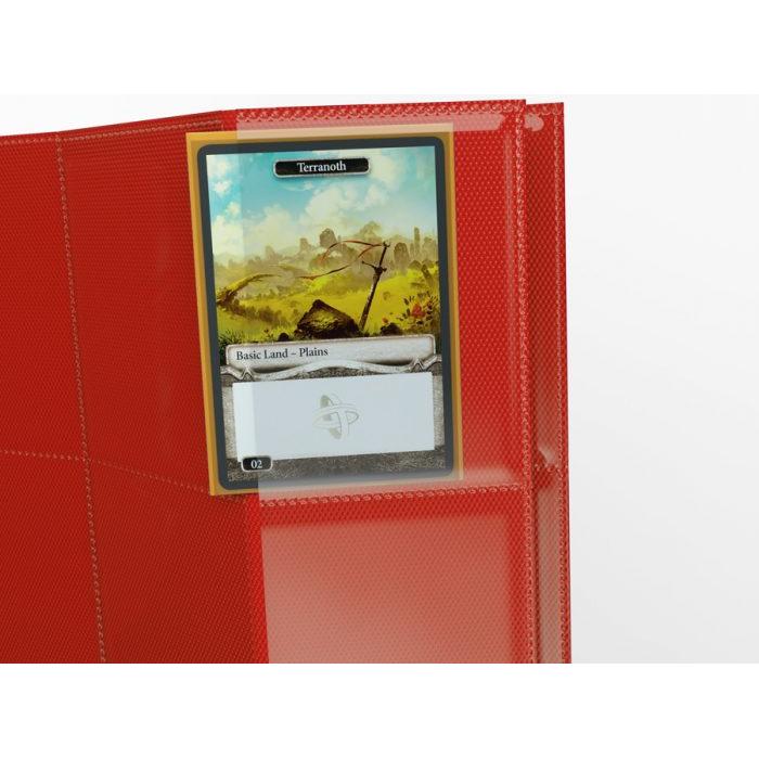 Gamegenic 18-Pocket Pages Side-Loading (50 Pag.) Red – Fogli per Raccoglitori TCG