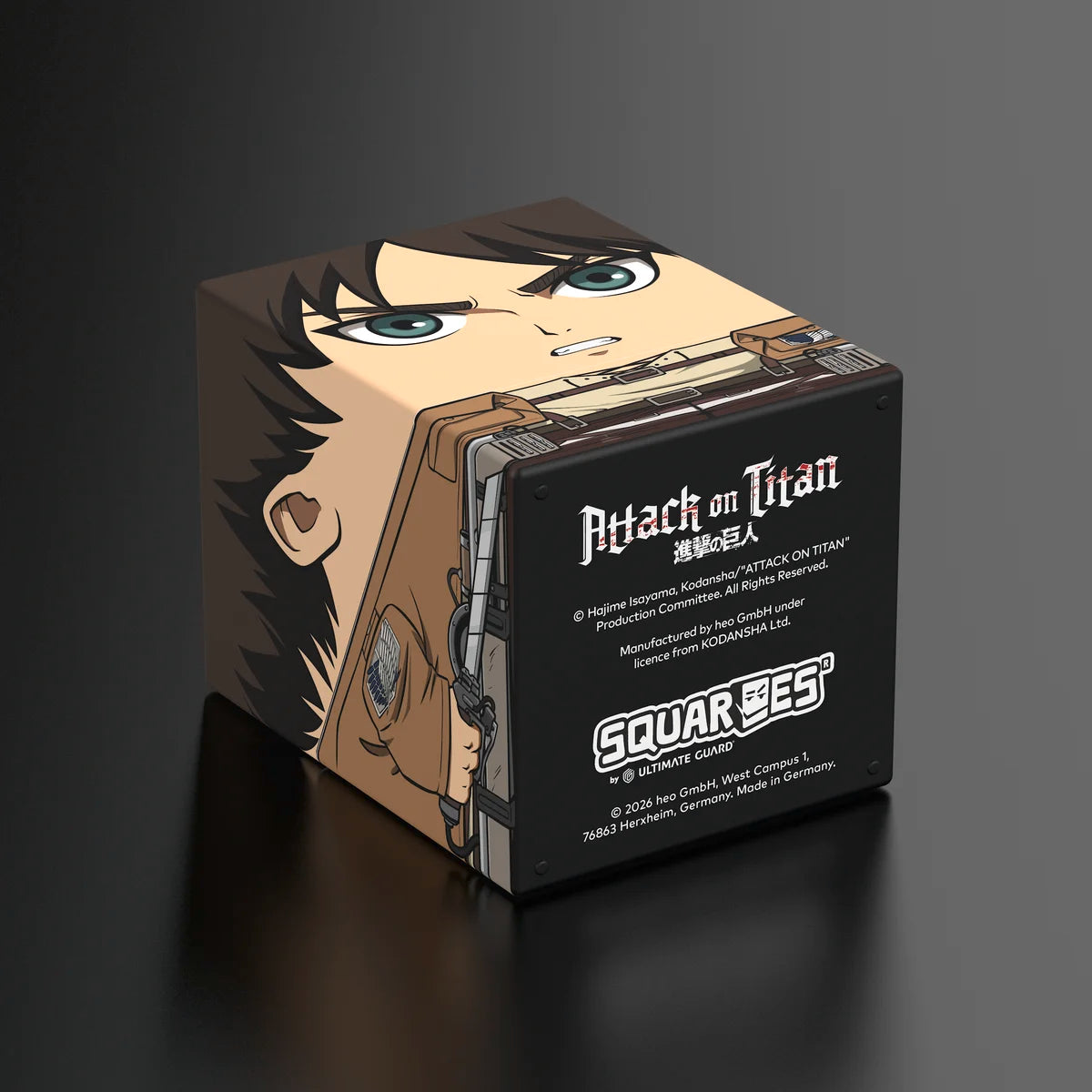Ultimate Guard - Squaroes Boulder 100+ Deck Box Attack on Titan Eren Jäger