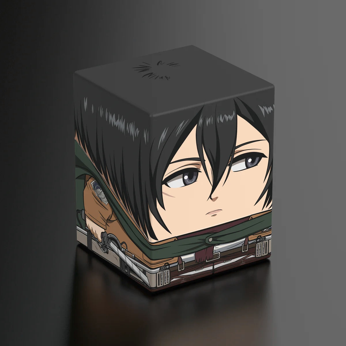 Ultimate Guard - Squaroes Boulder 100+ Deck Box Attack on Titan Mikasa Ackermann