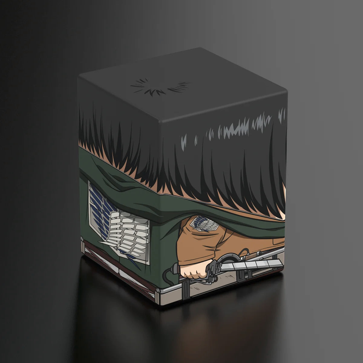 Ultimate Guard - Squaroes Boulder 100+ Deck Box Attack on Titan Mikasa Ackermann