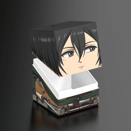Ultimate Guard - Squaroes Boulder 100+ Deck Box Attack on Titan Mikasa Ackermann